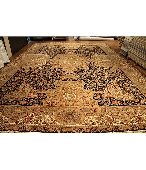 One-of-a-Kind  Tabriz 373923 Black